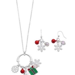 Kohls Celebrate together Christmas charm necklace and earring set
